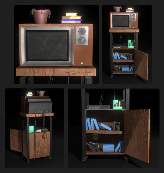 Heroic Prop - Tv Cart | May 2024